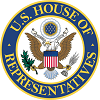 House of Representatives, US Department of Justice logo