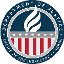 Office of the Inspector General - US Department of Justice logo