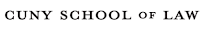 The City University of New York School of Law logo